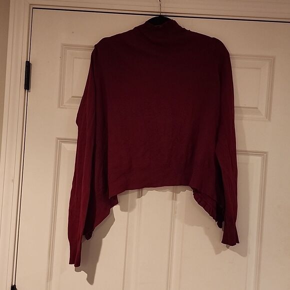 Merona Red button up cardigan M - Picture 4 of 4